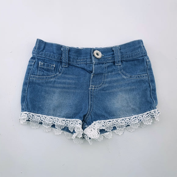 3-4Y Girls Denim Short - Lollipop