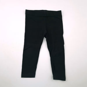 1-2Y Girls Black Legging - Real Clothing