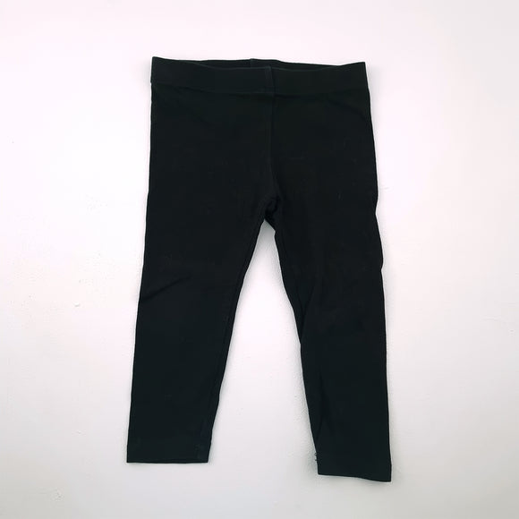 1-2Y Girls Black Legging - Real Clothing