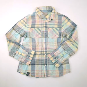 <b><span style="background-color: #FFC808"><font color="black">&nbsp;*PLAYGROUND*&nbsp;</font></span></b> 7-8Y Boys Colourful Button Shirt Long Sleeve - Earth Addict