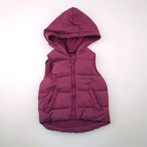3-4Y Girls Maroon Puffer - Woolworths