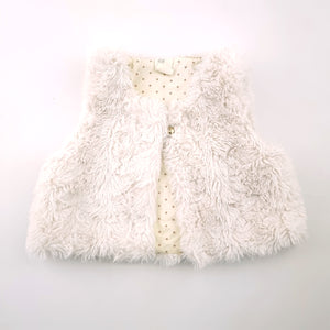 <b><span style="background-color: #FFC808"><font color="black">&nbsp;*PLAYGROUND*&nbsp;</font></span></b> 12-18M Girls Fluffy Over Coat - H&M