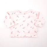 0-3M Girls Mustard Dungaree with Pink Floral Shirt - Woolworths