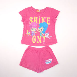 <b><span style="background-color: #FFC808"><font color="black">&nbsp;*PLAYGROUND*&nbsp;</font></span></b> 5-6Y Girls Pink Shine On Set- Nickelodeon