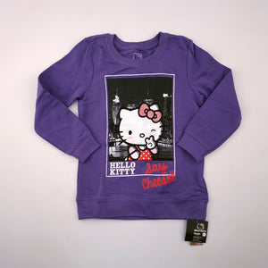 <b><span style="background-color: #ee1f44"><font color="white">&nbsp;*NEW*&nbsp;</font></span></b> 4-5Y Girls Purple Hello Kitty Top - Hello Kitty