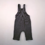 3-6M Boys Grey Knitted Dungaree Romper - Next