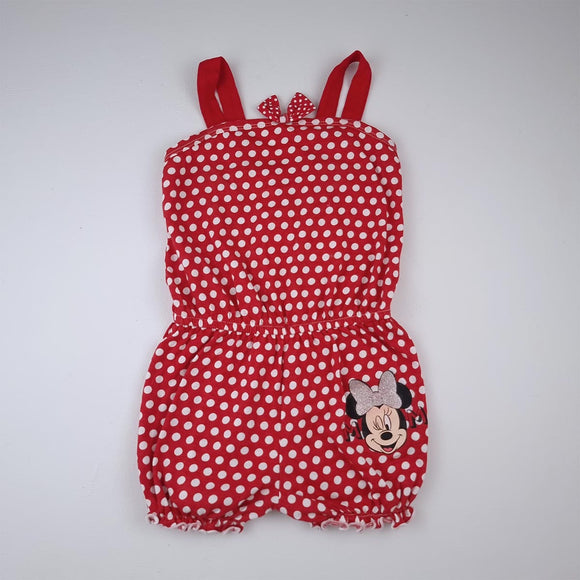 3-4Y Girl Red Micky Mouse Romper - KDS