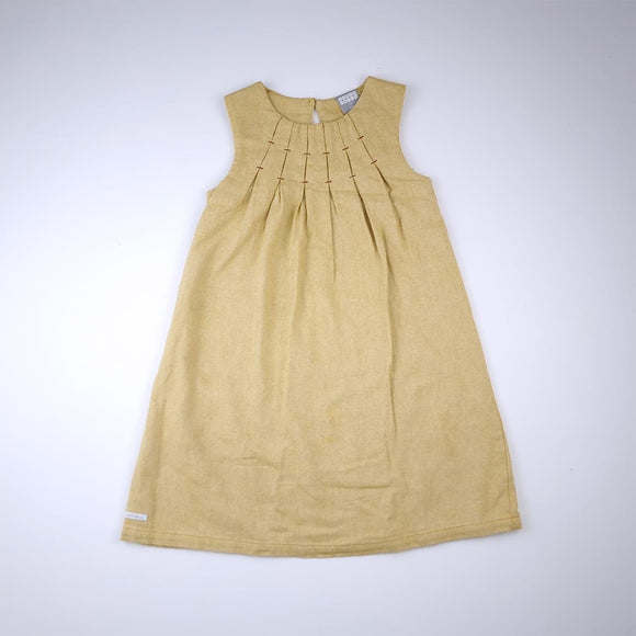 7-8Y Yellow Sleeveless Dress - Earth Child