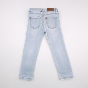 4-5Y Girls Light Blue Denim Pants - Zara