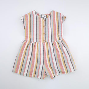 4-5Y Girls Faded Stripe Jumpsuit - Cotton On