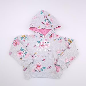 3-4Y Girls Grey Girl of the Future Hoodie - Woolworths