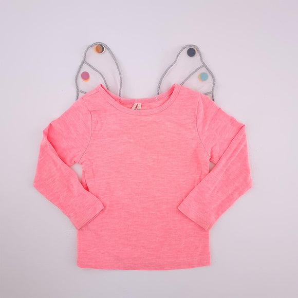 1-2Y Girls Orange Top With Wings - Cotton On