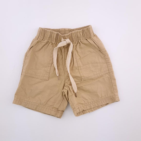 0-3M Boys Beige With Drawstring Short - Ackermans