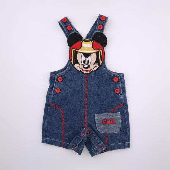 0-3M Boys Micky Mouse Dungaree - Disney