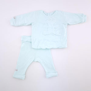 0-3M Unisex Green Thick Sleepwear Set - Woolworths