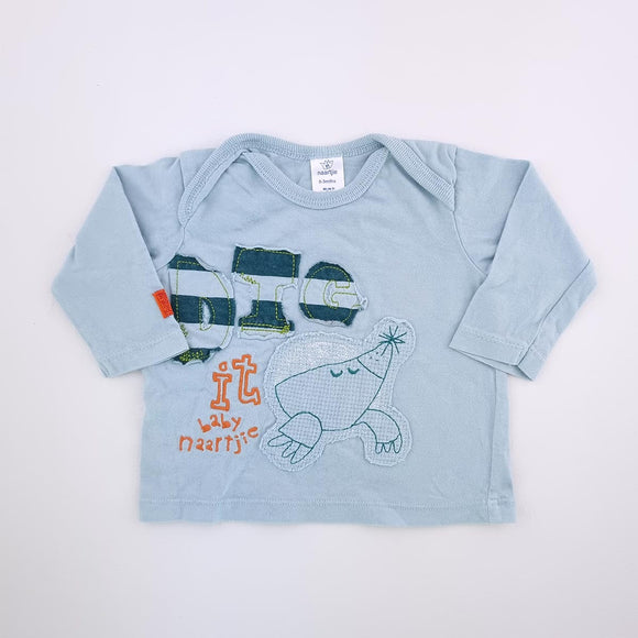 0-3M Boys Blue Dig It Shirt - Naartjie