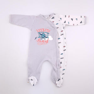 0-3M Boys Let's Fly Onesie - Little One