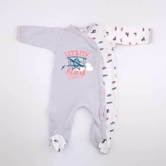 0-3M Boys Let's Fly Onesie - Little One