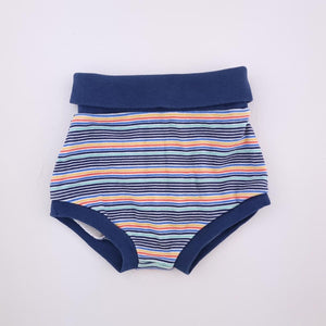 3-6M Boys Blue With Stripes Bloomer - Woolworths