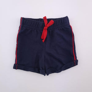 <b><span style="background-color: #ee1f44"><font color="white">&nbsp;*NEW*&nbsp;</font></span></b> 3-6M Boys Blue With Red Drawstring Short - No Brand