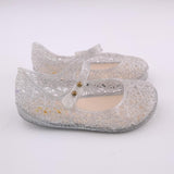 <b><span style="background-color: #ee1f44"><font color="white">&nbsp;*NEW*&nbsp;</font></span></b> Size 9 Silver Glitter Shoes - Blu Belle