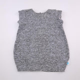 <b><span style="background-color: #ee1f44"><font color="white">&nbsp;*NEW*&nbsp;</font></span></b> 12-18M Girls Grey Cocoon Shape Dress - Blu Belle