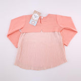 <b><span style="background-color: #ee1f44"><font color="white">&nbsp;*NEW*&nbsp;</font></span></b> 12-18M Girls Peach Pleated Tunic - Blu Belle