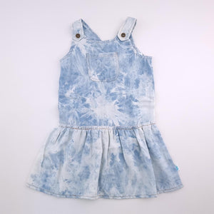 <b><span style="background-color: #ee1f44"><font color="white">&nbsp;*NEW*&nbsp;</font></span></b> 4-5Y Girls Blue Tie Die Dress - Blu Belle