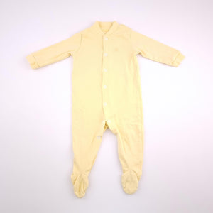0-3M Boys Yellow Sleepsuite - Woolworths