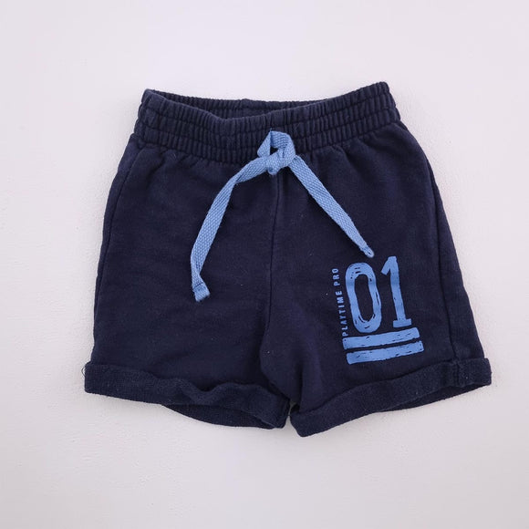 3-6M Boys Dark Blue With 01 Shorts - Jet