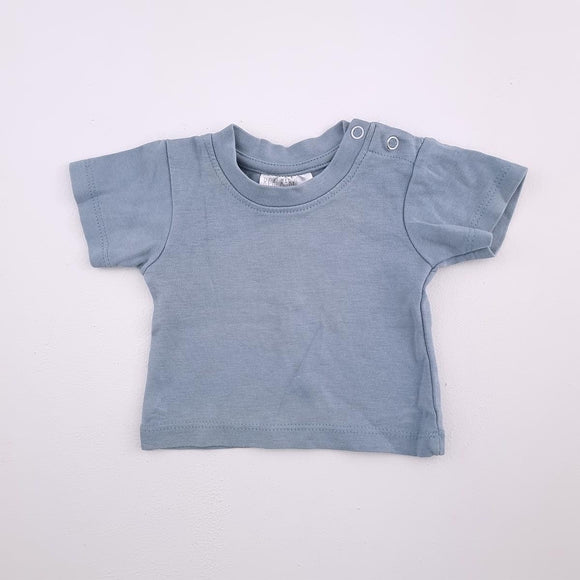 0-3M Boys Light Blue Shirt - Real Baby