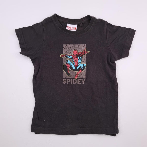 1-2Y Boys Black Spidey Shirt - Cotton On