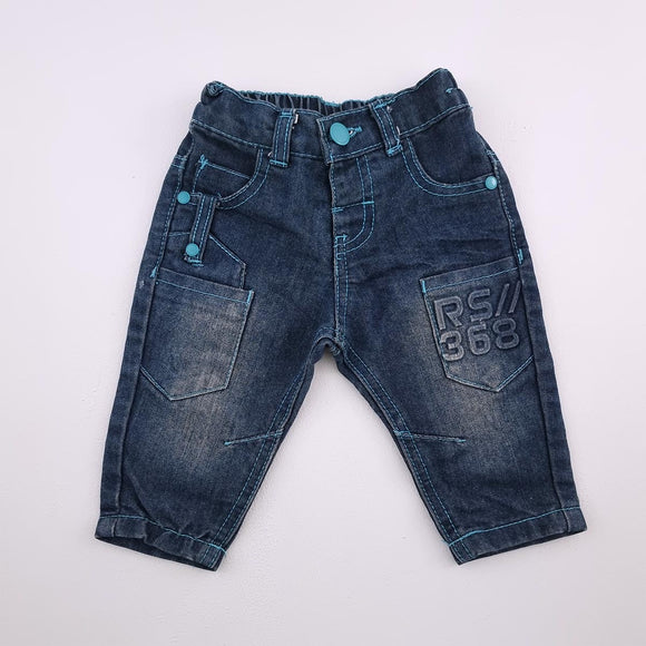 6-9M Boys Denim With Blue Stitch - Edgars 123