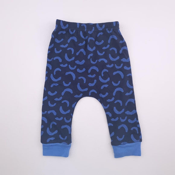 6-12M Boys Blue with Light Blue Markings Jogger - Woolworths