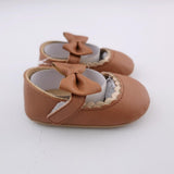 <b><span style="background-color: #ee1f44"><font color="white">&nbsp;*NEW*&nbsp;</font></span></b> Size 2 Girls Baby Cartoon Appliques Flats Brown - Shein