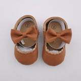 <b><span style="background-color: #ee1f44"><font color="white">&nbsp;*NEW*&nbsp;</font></span></b> Size 2 Girls Baby Cartoon Appliques Flats Brown - Shein