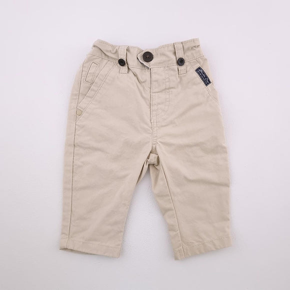 3-6M Boys Beige Chino Pants - Woolworths