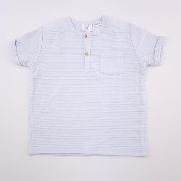 18-24M Boys Blue With Buttons Shirt - Zara