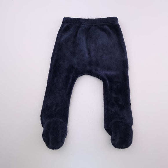 6-12M Boys Blue Fluffy Sleep Pants - Woolworths