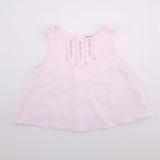 9-12M Girls Pink With Tiny Flowers Top - Carters
