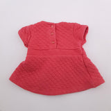 <b><span style="background-color: #FFC808"><font color="black">&nbsp;*PLAYGROUND*&nbsp;</font></span></b> 0-3M Girls Red Waffel Dress With Bow - Woolworths