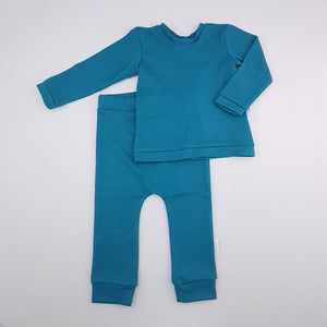 <b><span style="background-color: #ee1f44"><font color="white">&nbsp;*NEW*&nbsp;</font></span></b> 3-4Y Boys Blue French Knit Set - Boebs and Lainie