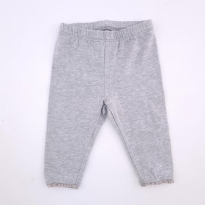 0-3M Girls Grey Leggings - Baby Gap