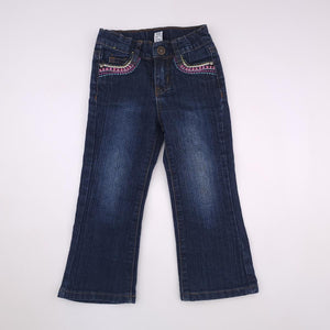 2-3Y Girls Denims With Colourful Detail Jean - Woolworths