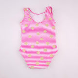 12-18M Girls Pink With Gold Dots Swimsuit - Woolworths