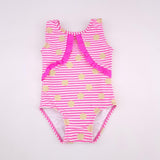 12-18M Girls Pink With Gold Dots Swimsuit - Woolworths