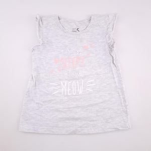 5-6Y Girls Grey I am sleepy Sleep Shirt - Woolworths