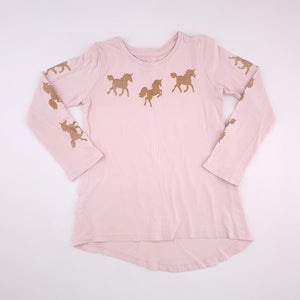 5-6Y Girls Pink With Brown Horses - Cotton On