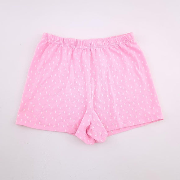 5-6Y Girls Pink With White Markings Sleep Shorts - Woolworths