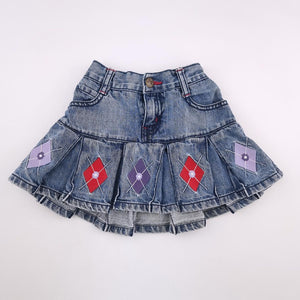 5-6Y Girls Blue Denim Skirt - Crazy 8